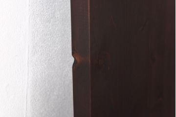 ラフジュ工房オリジナル ヴィンテージスタイルにおすすめな薄型アイアンラック【小】・奥行325(陳列棚、飾り棚、店舗什器、ビンテージ)(1)